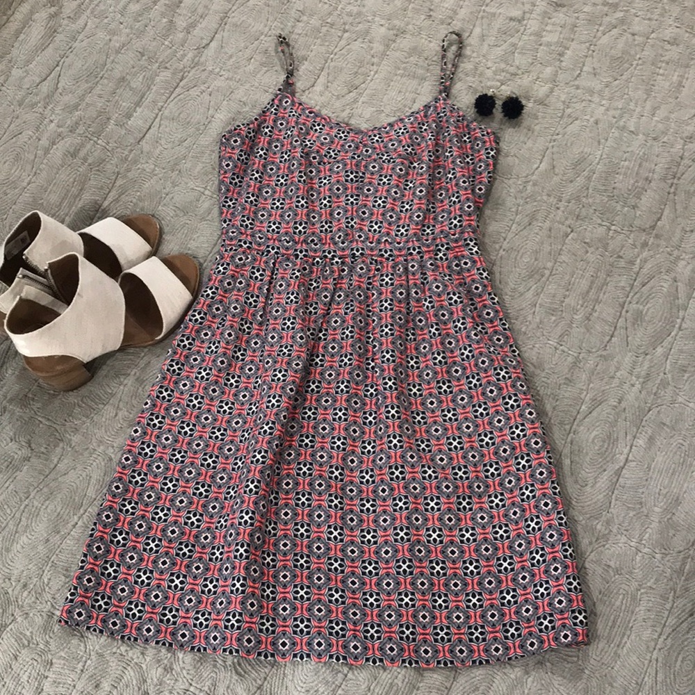 EUC J CREW dress with pockets!